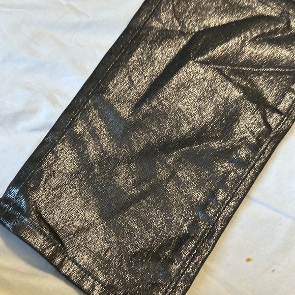Loft High Rise Skinny Metallic Jeans Size 27/4 NWT - Picture 3 of 7